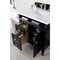 James Martin Vanities Brittany 30in Single Vanity, Black Onyx w/ 3 CM Carrara Marble Top 650-V30-BKO-3CAR - alternate 5